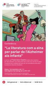 conferència dixit Vic la literatura com a eina per parlar de l¡Alzheimer als infants 
