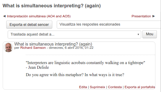 exportar a portafolis