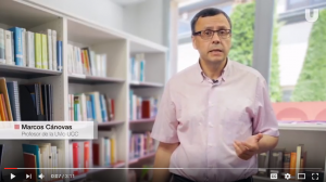 Marcos Cánovas in his upcoming MOOC