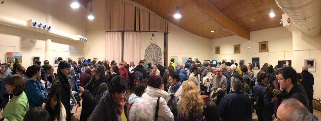 Successful exhibition of illustrations and photographs of life stories in Sort