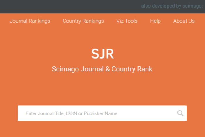 SCImago Journal & Country Rank – Indicadors SJR 2019 actualitzats