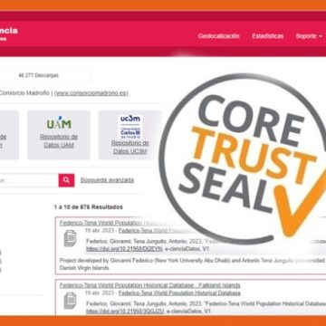 El repositori de dades de recerca e-cienciaDatos obté el CoreTrustSeal