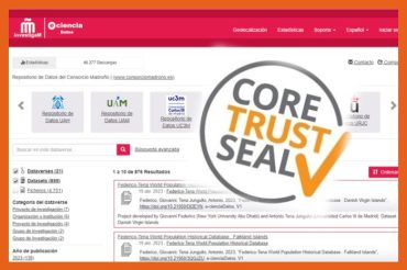 El repositori de dades de recerca e-cienciaDatos obté el CoreTrustSeal