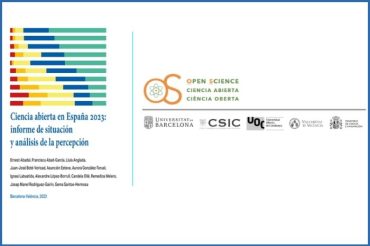 Ciència oberta a Espanya 2023: informe de situació i anàlisi de la percepció