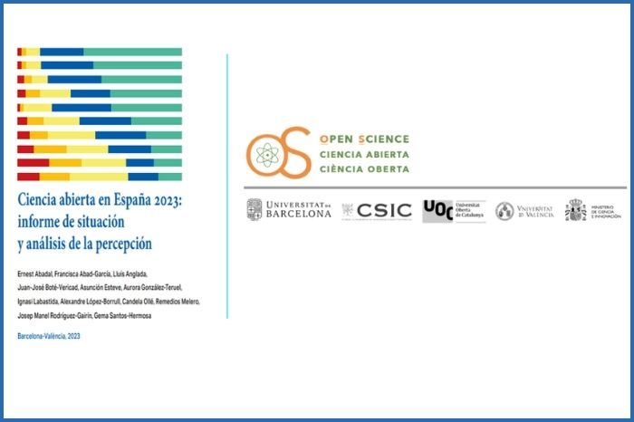 Ciència oberta a Espanya 2023: informe de situació i anàlisi de la percepció