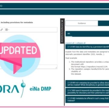 CORA.eiNa DMP s’adapta al “machine-actionable”
