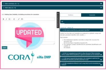 CORA.eiNa DMP s’adapta al “machine-actionable”