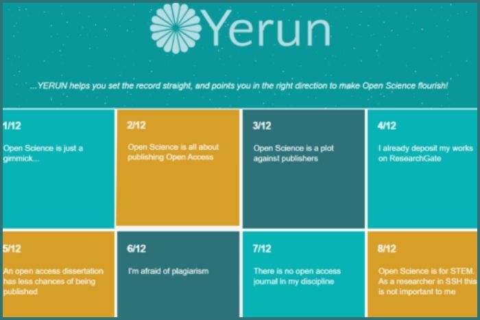 Desafia les creences errònies sobre la ciència oberta amb el calendari d’advent de la YERUN!