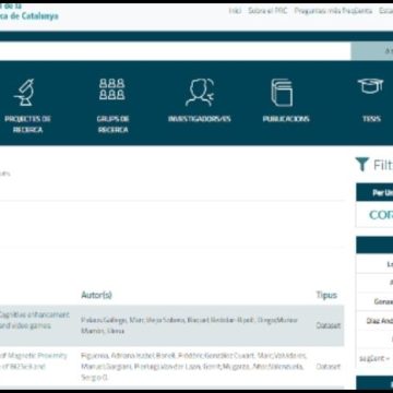 El Portal de la Recerca de Catalunya ja incorpora datasets