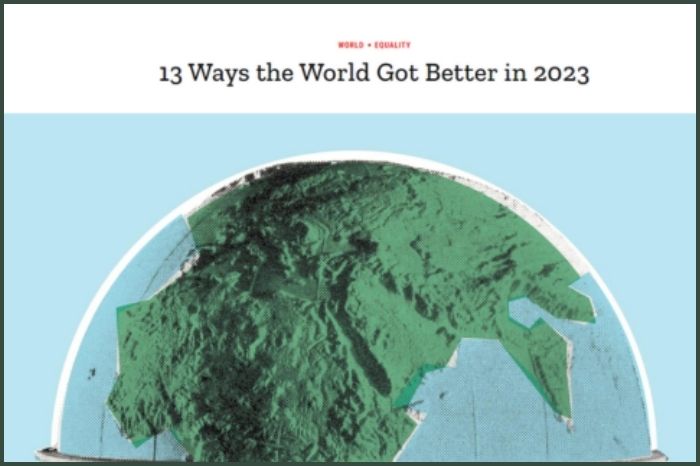 Els acords transformatius, entre les 13 coses que han millorat el món el 2023