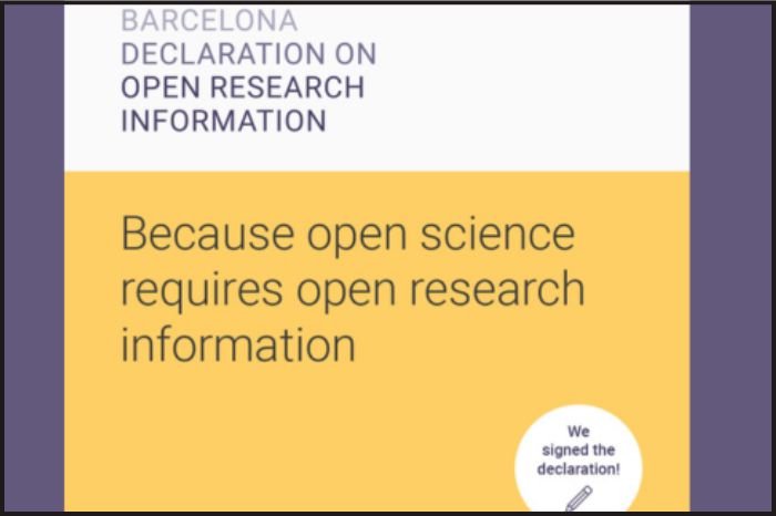 El CSUC signa la Barcelona Declaration on Open Research Information