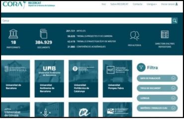 El repositori RECERCAT actualitza la versió de DSpace i incorpora la imatge de CORA