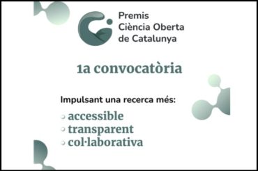 Primera edició dels Premis de Ciència Oberta de Catalunya