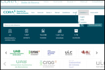 El Repositori de Dades de Recerca incorpora noves funcionalitats i ja està disponible en castellà