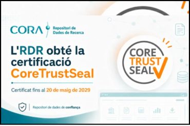 L’RDR obté el segell CoreTrustSeal com a repositori de dades de confiança