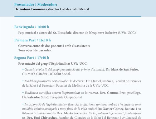 Grup d’Interès en Espiritualitat de la UVic-UCC,