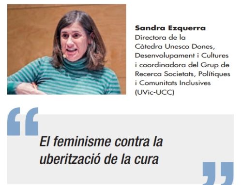 Article d’opinió El feminisme contra la uberització de la cura