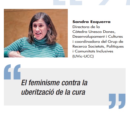 Article d’opinió El feminisme contra la uberització de la cura