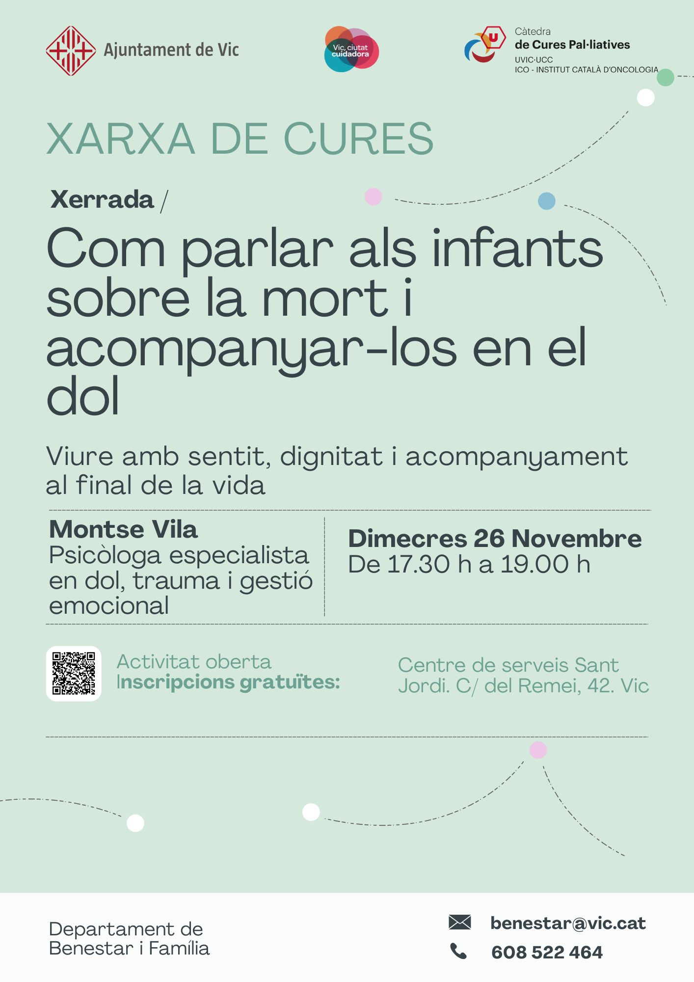 Xerrada: Com parlar als infants sobre la mort i acompanyar-los en el dol