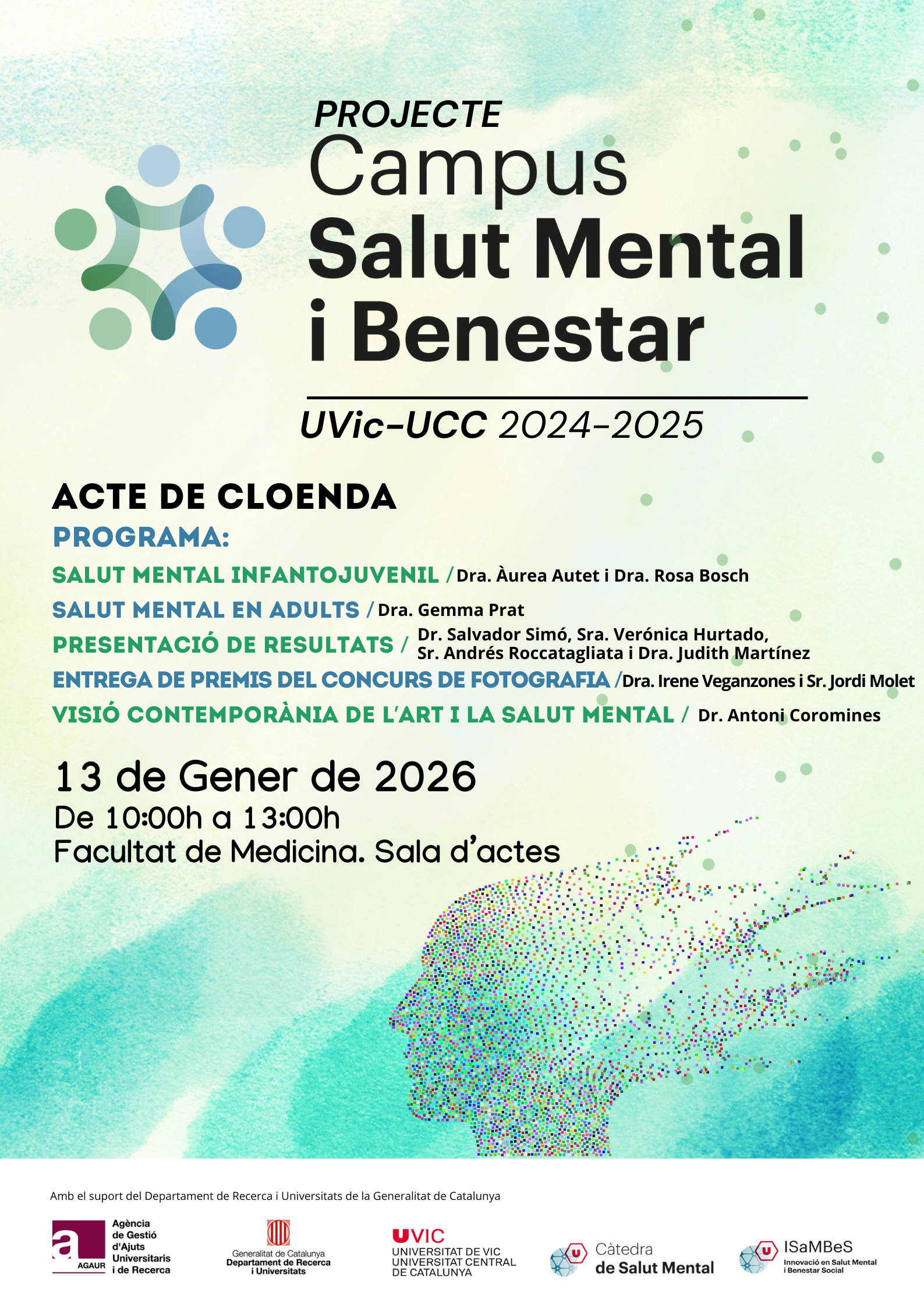 Acte de cloenda del projecte Campus Salut Mental i Benestar