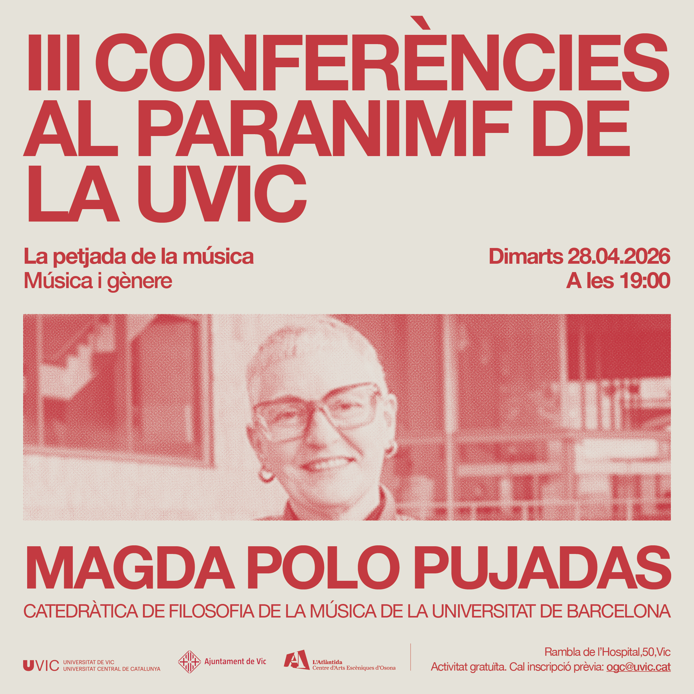 Conferència “Música i gènere”