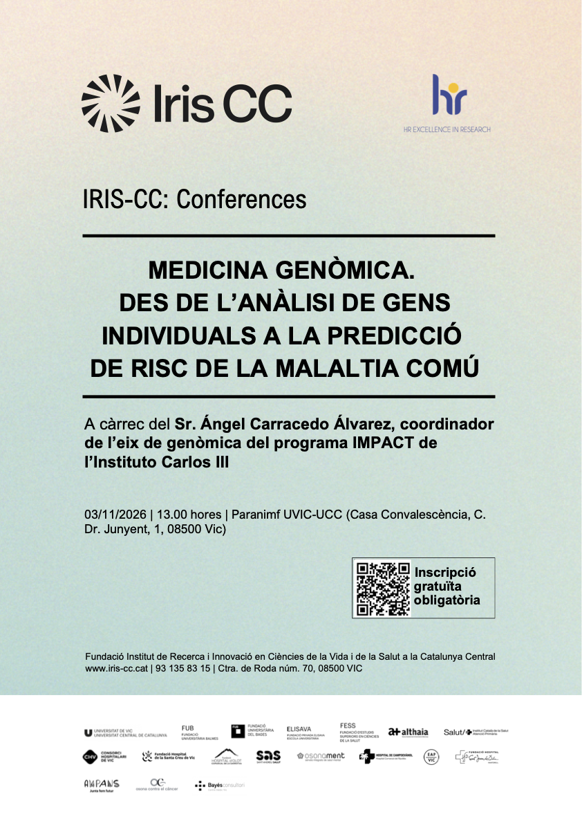 Conferència "Medicina Genòmica. Des de l'anàlisi de gens individuals a la predicció de risc de la malaltia comuna"