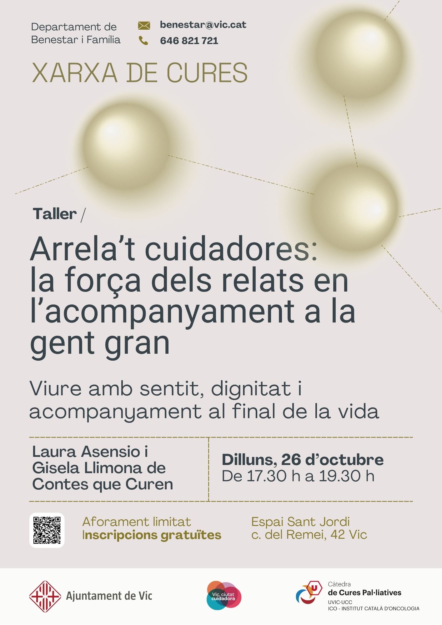 Taller Arrela't cuidadores