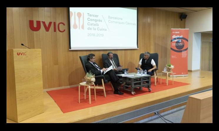 Presentació del III Congrés Català de la Cuina a la UVic-UCC