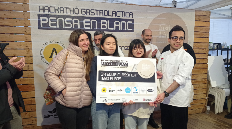 Estudiant del grau en Nutrició Humana i Dietètica guanya premi al Hackathó Gastrolàctica celebrat a Girona