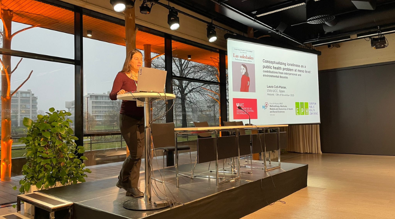 Laura Coll-Planas presenta recerques sobre soledat al congrés europeu de salut pública EUPHA 2025