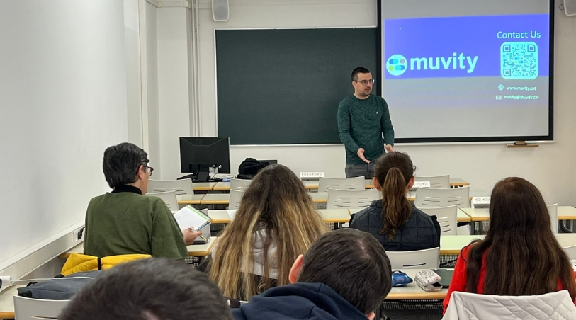 Sessió amb Marc Marot, CEO de Muvity, a l’assignatura optativa d’eHealth