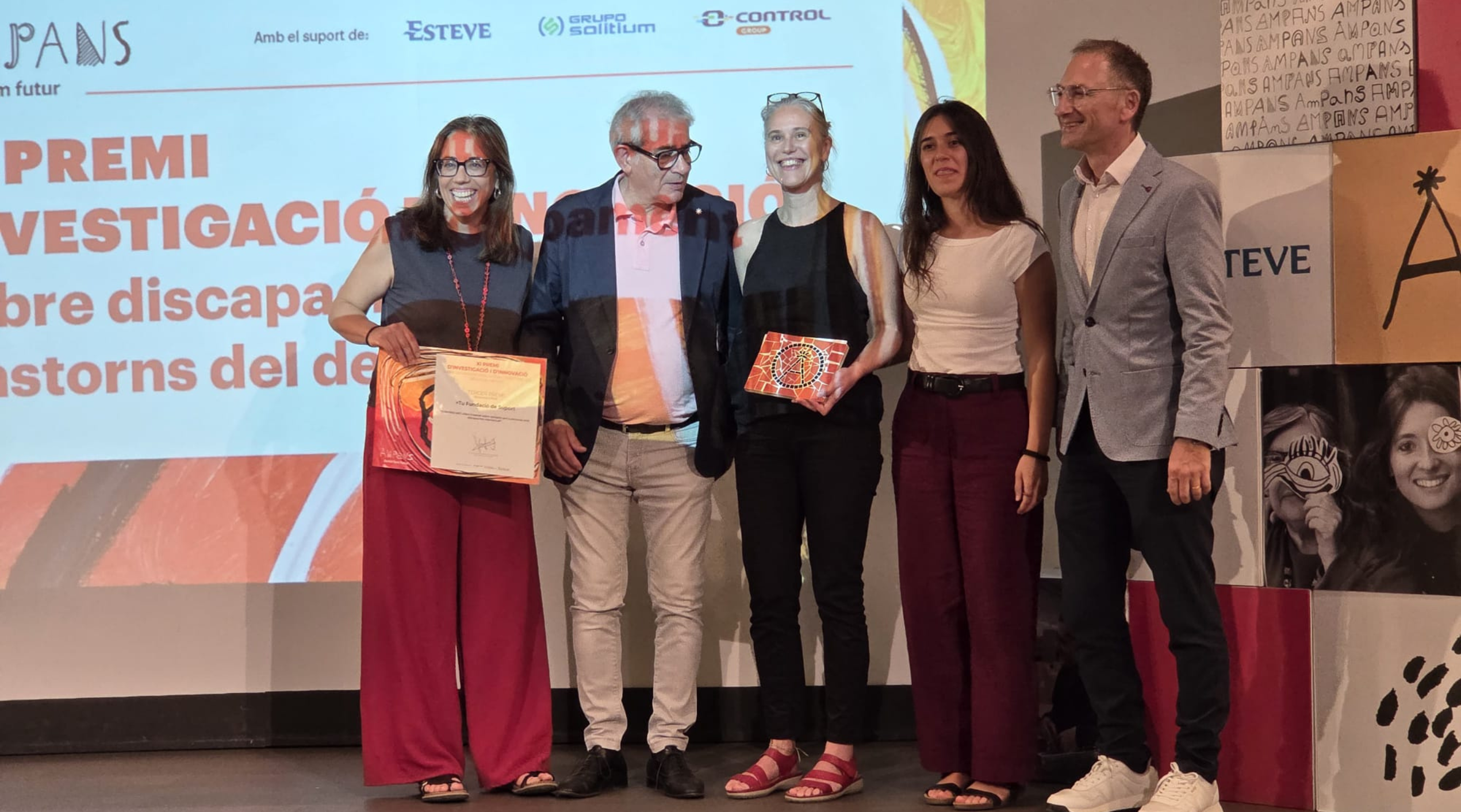 El projecte Control’Art, de la doctoranda Íngrid Campdelacreu, obté el tercer premi de la Fundació Ampans