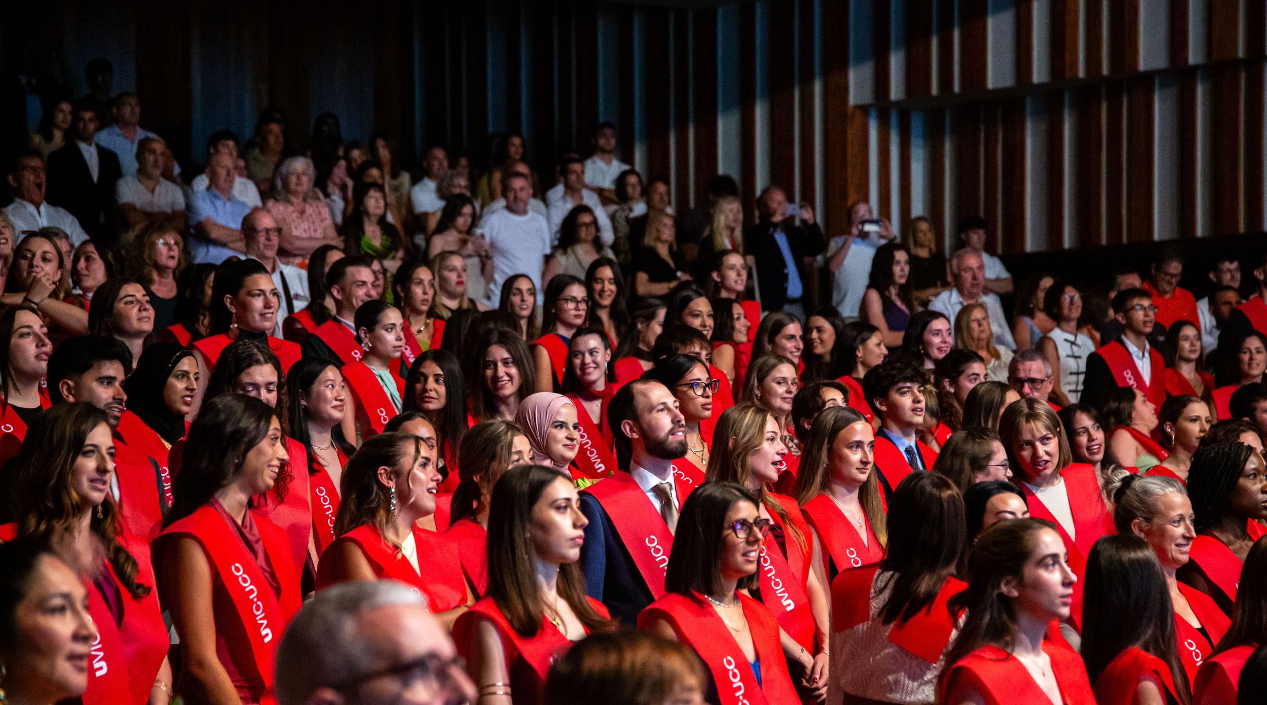 Acte de lliurament de diplomes de la promoció 2022-2026 de la Facultat de Ciències de la Salut i el Benestar
