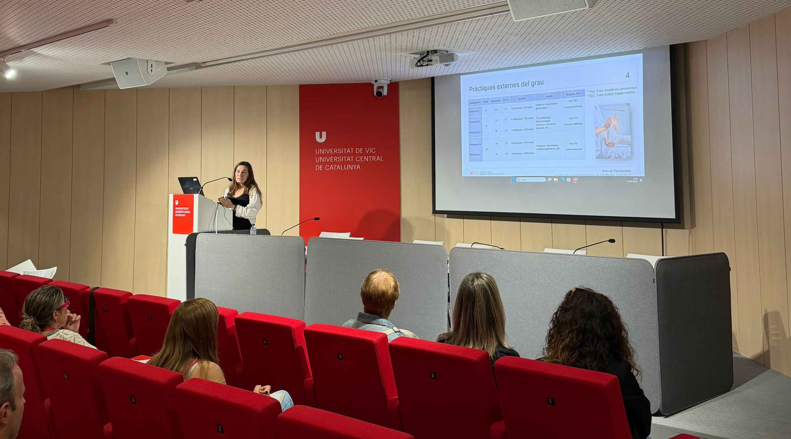 Jornada de tutors i tutores de pràctiques de Fisioteràpia