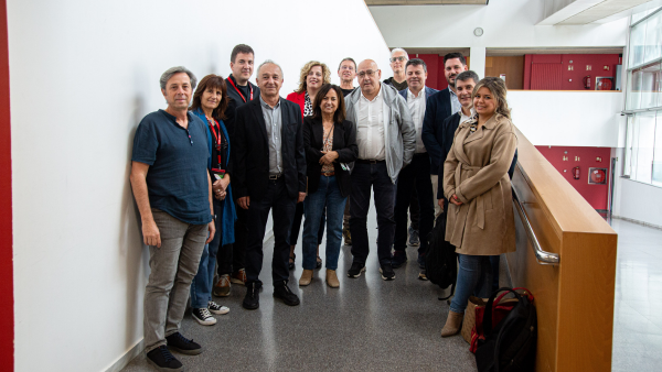 Visita de l’equip directiu de la Volkswagen Group Services a les instal·lacions de la FCTE