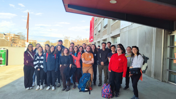 Estudiants de VetAgro Sup visiten la UVic-UCC en un viatge d’estudis sobre ratpenats i agroecologia