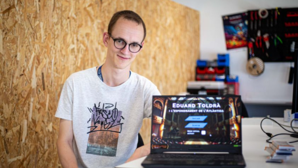 Pau Tort Masoliver, estudiant del grau en Multimèdia. Aplicacions i Videojocs ha creat un videojoc que dona a conèixer Eduard Toldrà a les noves generacions