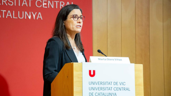 El Claustre de la UVic-UCC avala amb un 90,6 % de vots el projecte presentat per la candidata a rectora Marta Otero Viñas