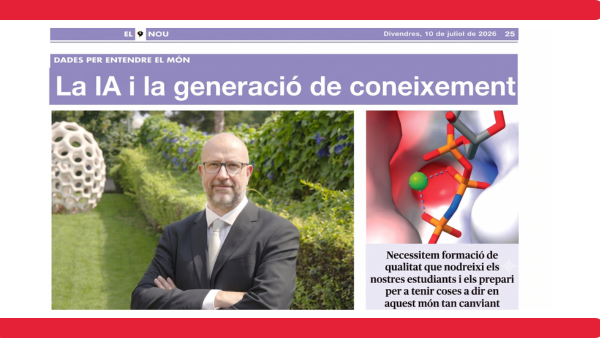 Jordi Villà Freixa: “La intel·ligència artificial transforma la manera com generem coneixement científic”