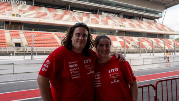 Carla Romero i Jordi Ureta: “UTRON ens permet aplicar en un projecte real molts dels coneixements que aprenem al grau”