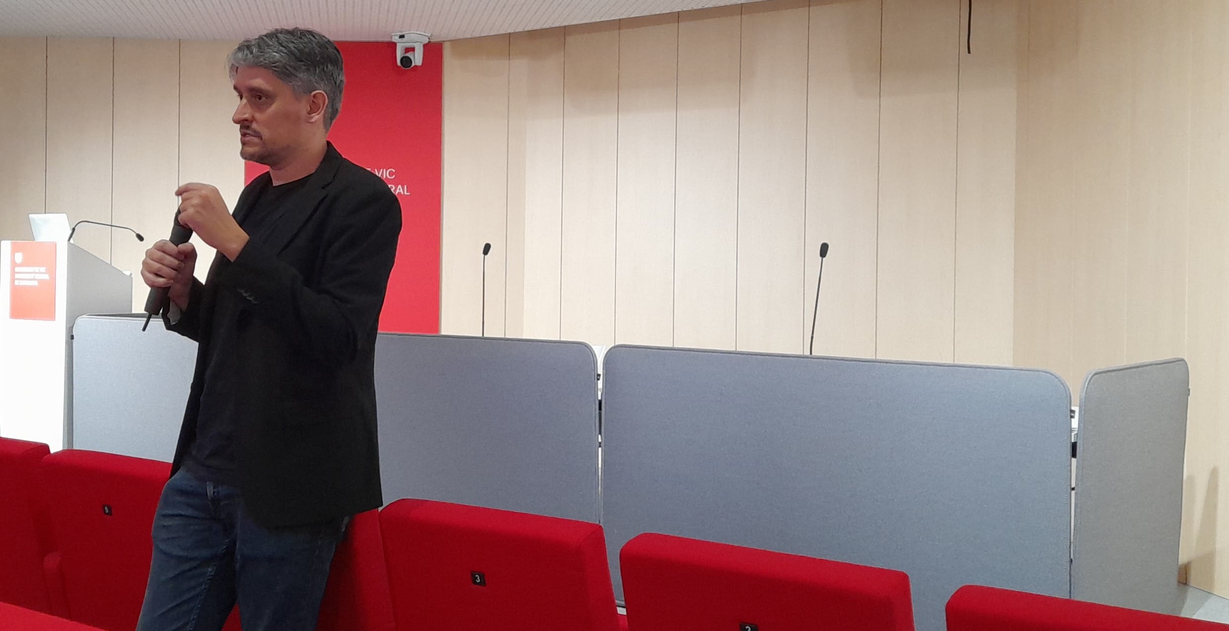 Marcel Barrena, a la UVic