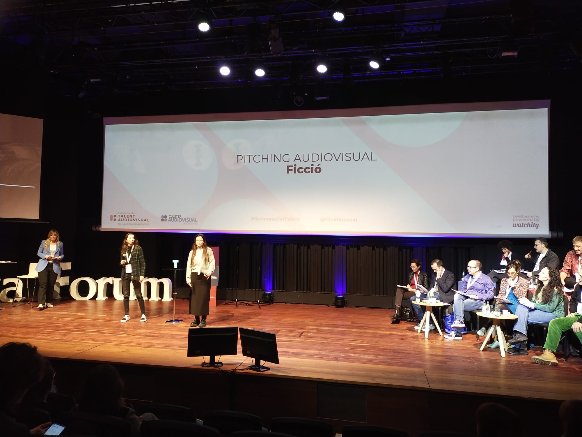 Presentació del projecte de ficció "Cuenta atrás" a la Setmana del Talent del Clúster de l'Audiovisual