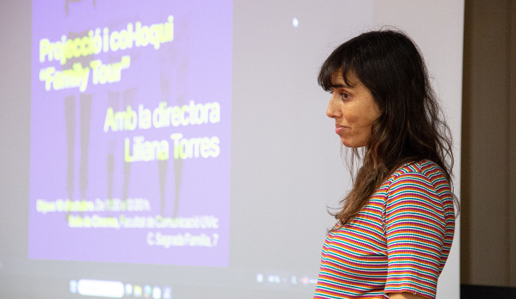 Liliana Torres a l'Aula de Cinema de la FEC
