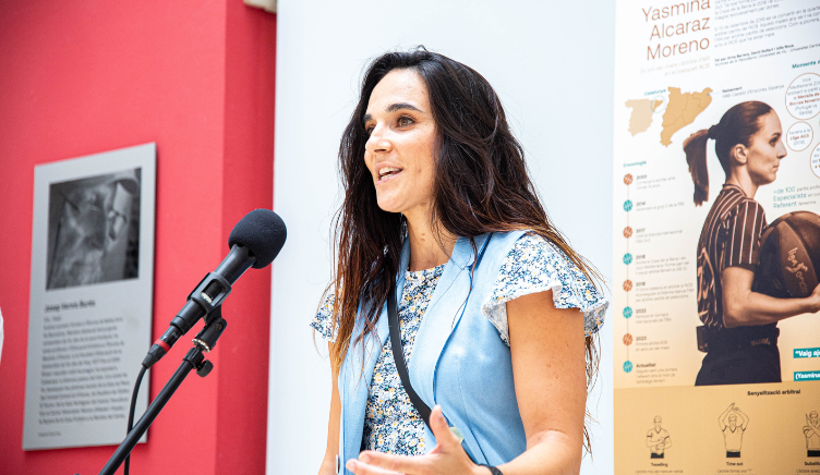 Inaugurada l’exposició “La indústria de l’esport amb veu de dona”