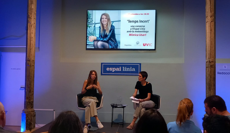 La meteoròloga de RAC1 Mònica Usart dona el tret de sortida de la nova edició del postgrau en Comunicació Científica