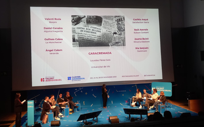 Lourdes Pérez al Pitching Audiovisual 2025