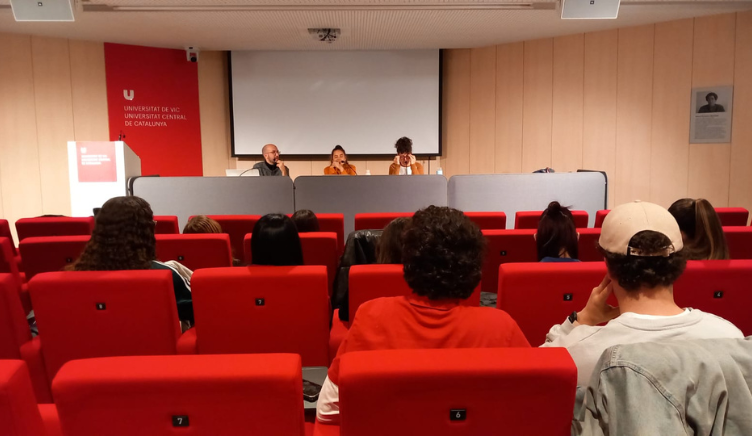 Cineastes catalans comparteixen amb estudiants de la FEC el procés creatiu de “La Fúria” i “Estrany Riu”