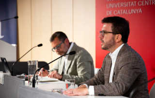 Pere Aragonès i Oriol Alcoba