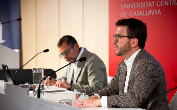 Pere Aragonès i Oriol Alcoba