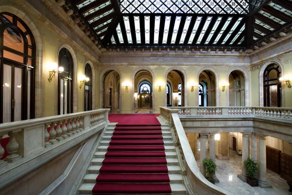 noble2 Diferents espais del Parlament de Catalunya i participants d'edicions anteriors